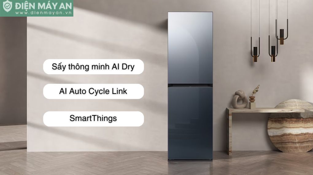 Tủ chăm sóc quần áo thông minh Samsung Bespoke AirDresser 5 móc DF24CB9900CRSV